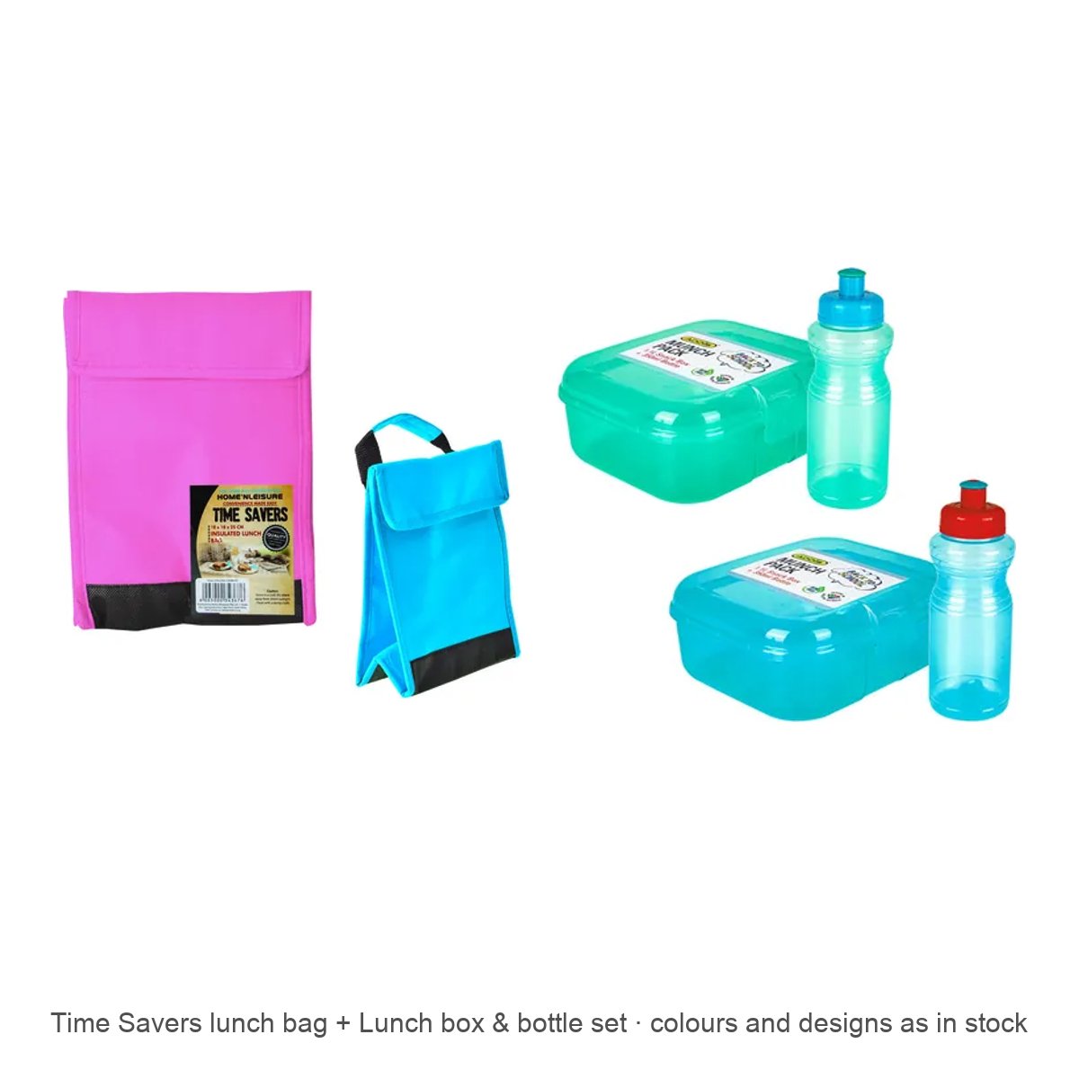 WonderSpark Kids Complete School Lunch Set - Bag, Box & Bottle