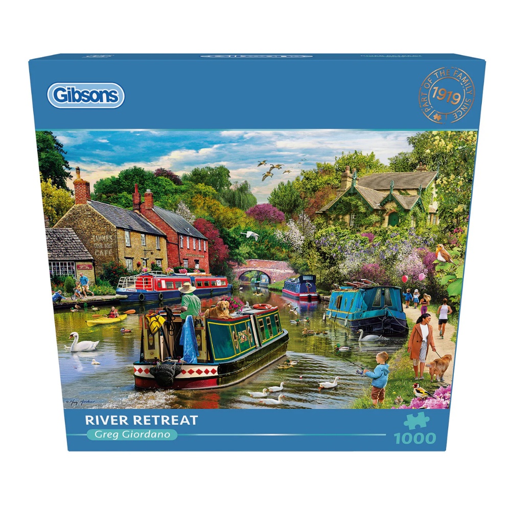 Gibsons - River Retreat - 1000 Piece Jigsaw Puzzle