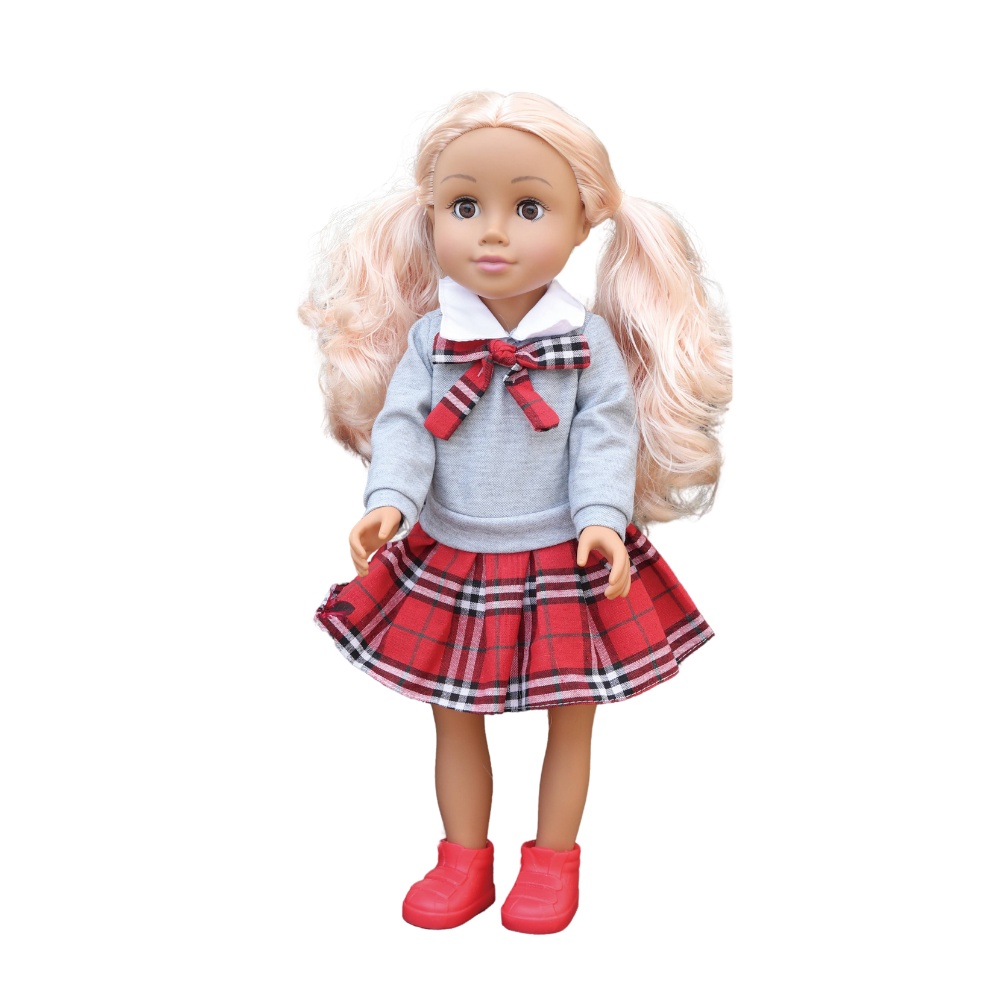 Fashion Doll - Blonde Hair, Clothing & Flats - 46cm-**