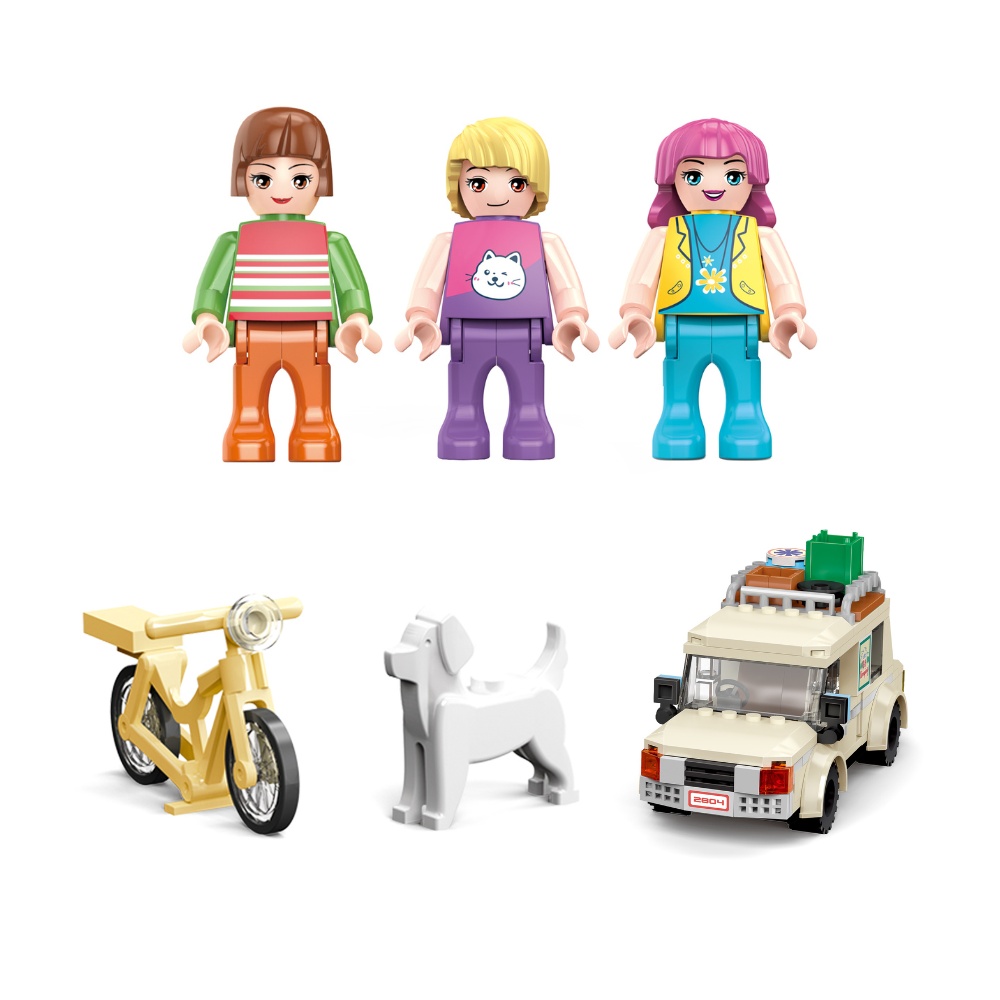 Building Block Set - Ultimate Caravan Camp - 770 Pieces