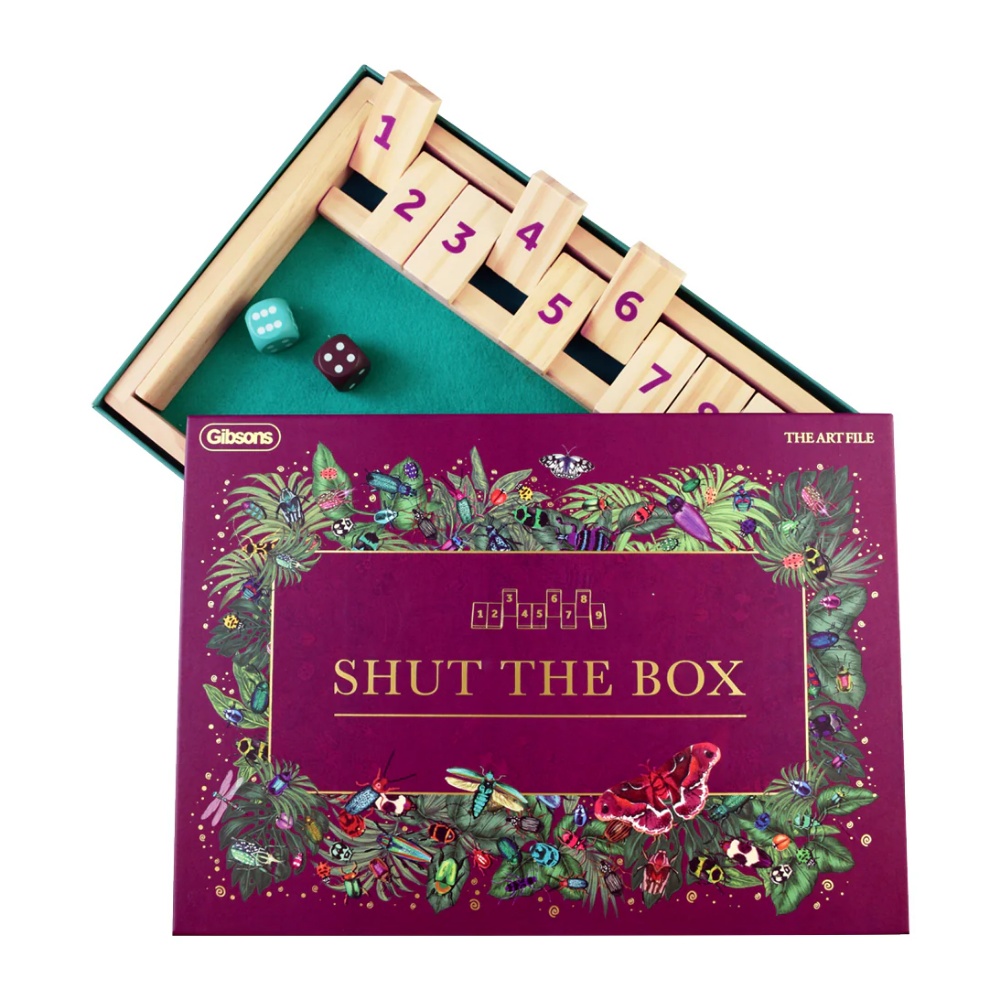Gibsons - The Art File: Shut the Box Family Board Game