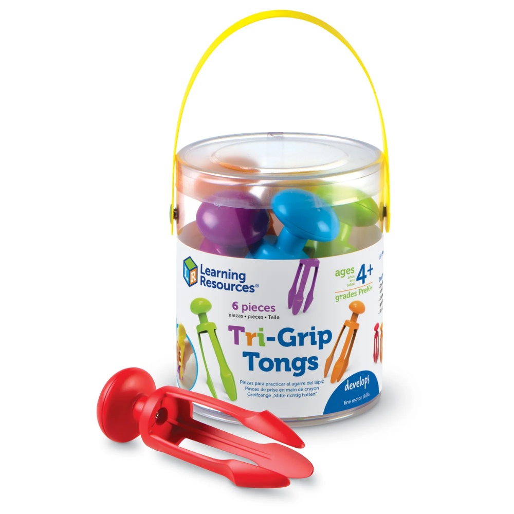 Tri-Grip Tongs - Fine Motor & Sensory Play Tool