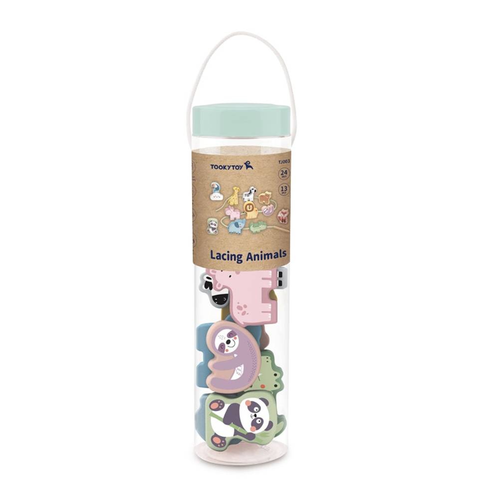 Fine Motor Lacing Animals Set