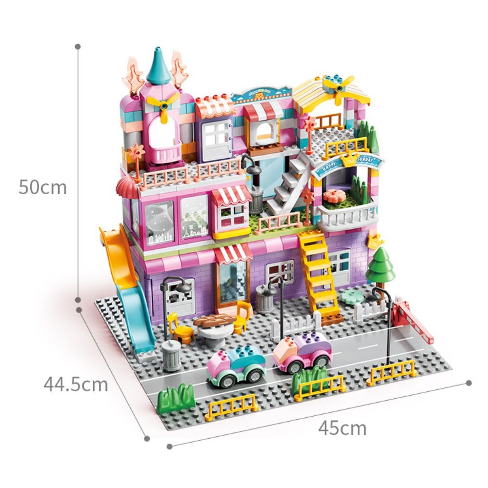 Building Block Set - Girls Villa - 400 Pieces