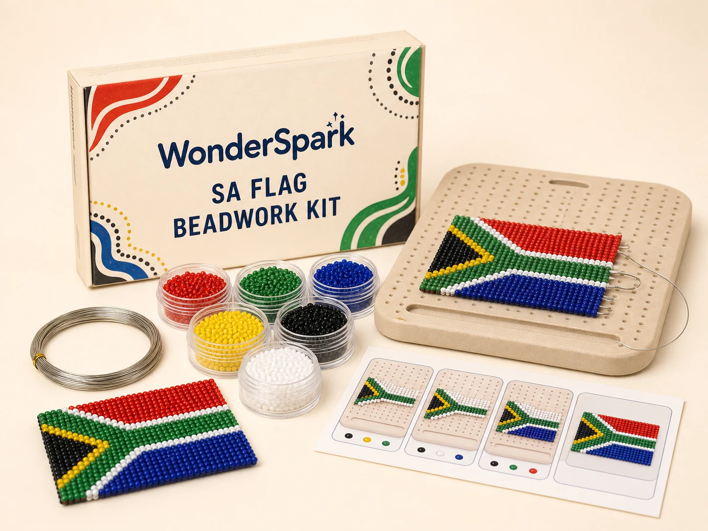 South African Flag Beadwork Kit