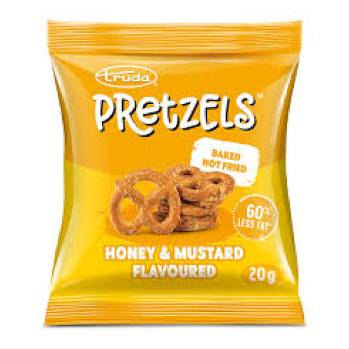 Truda Honey & Mustard Pretzel Knots - 50 x 20g