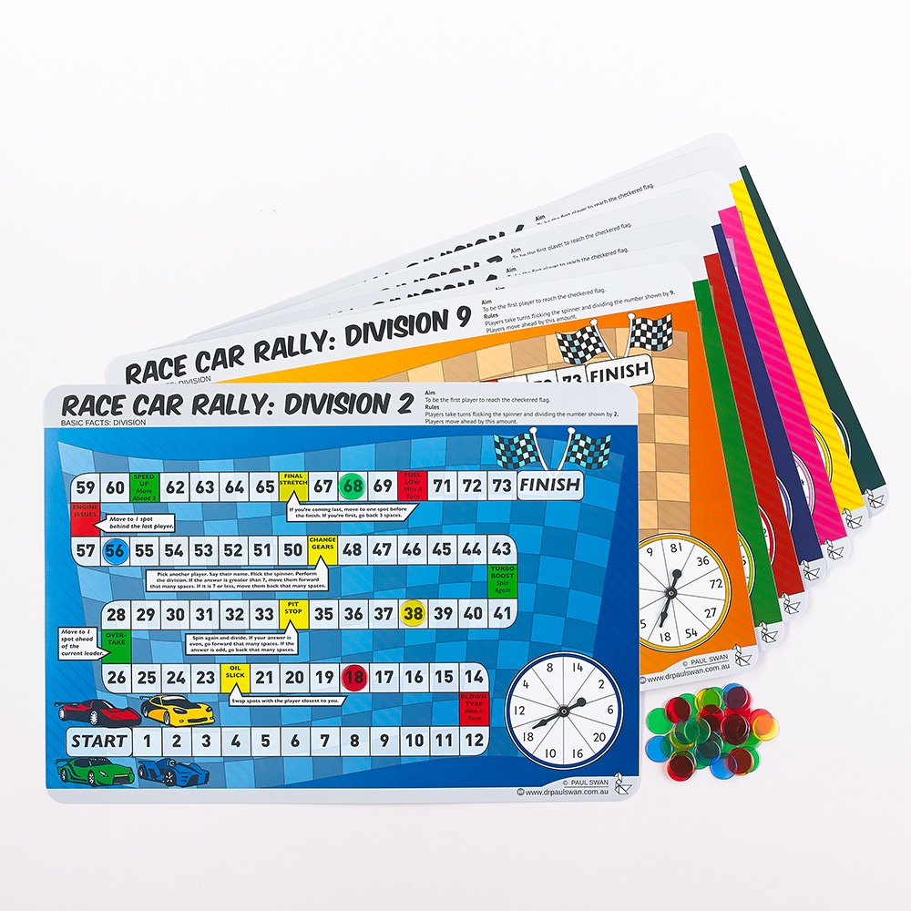 Race Car Rally - Division Game