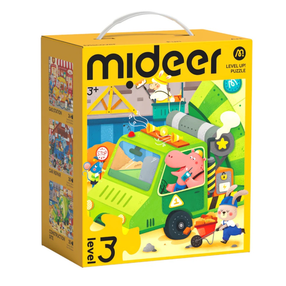 Level Up Jigsaw Puzzle for Kids - 3-in-1 - Level 3 City Teamers