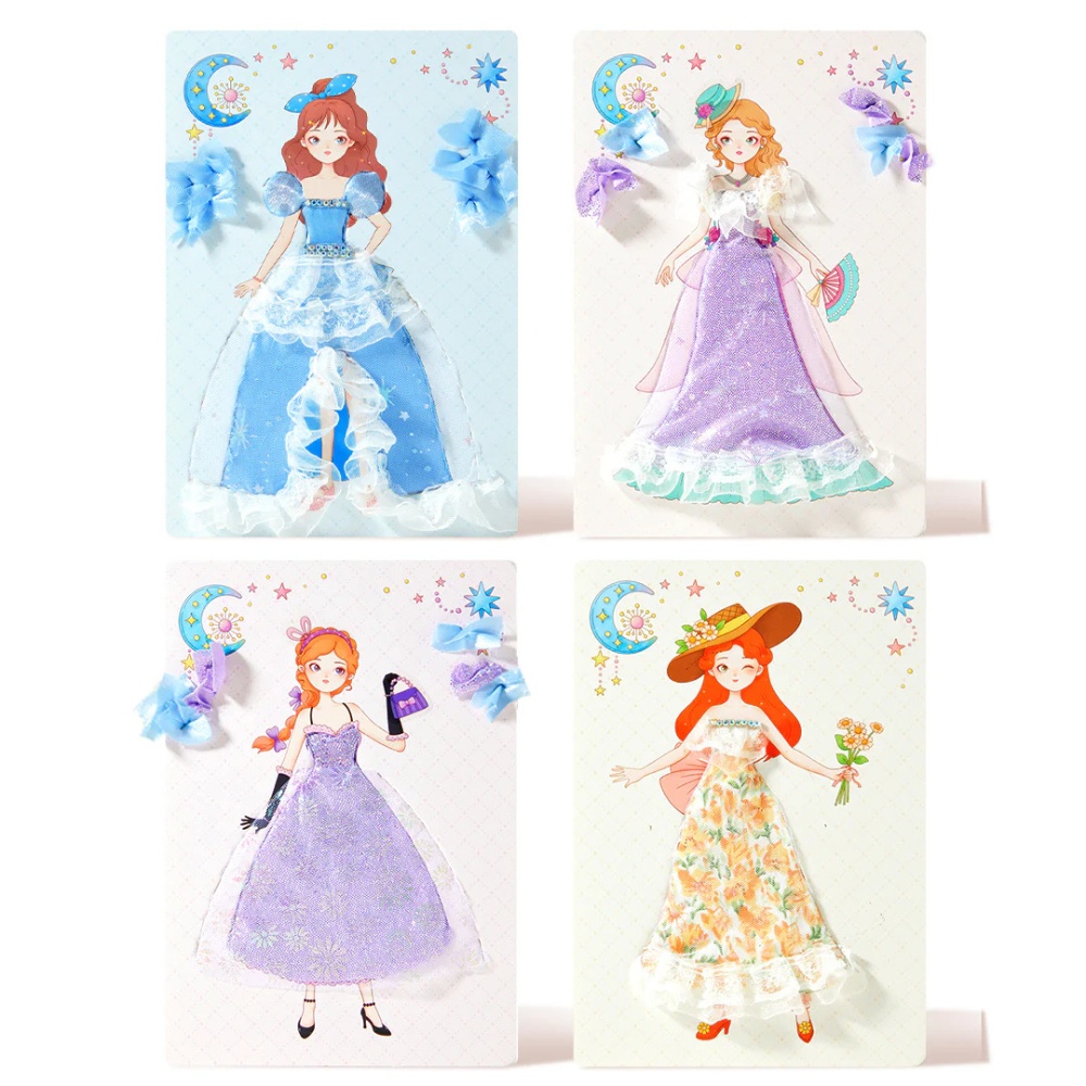 Dress Making Arts & Crafts Book Set: Princess Evening Gown