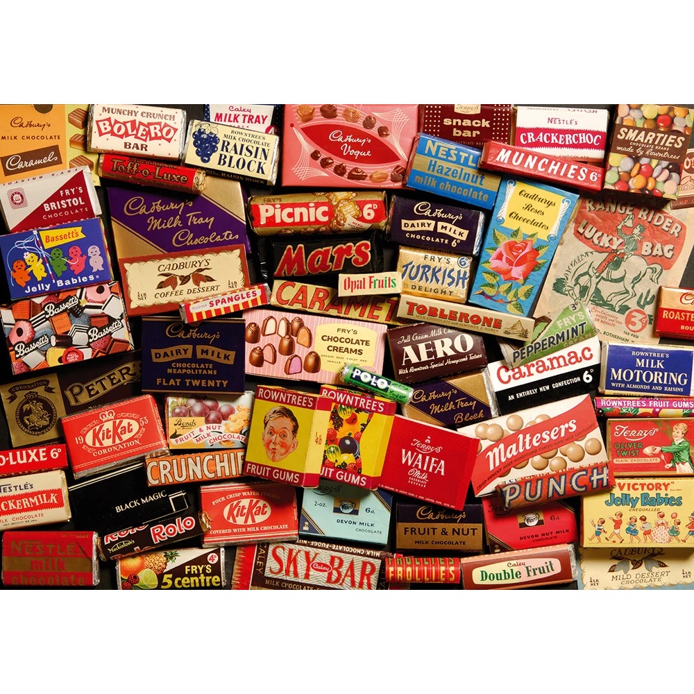 Gibsons - Sweet Memories of the 1950s - 500 Piece Jigsaw Puzzle in Gift Box