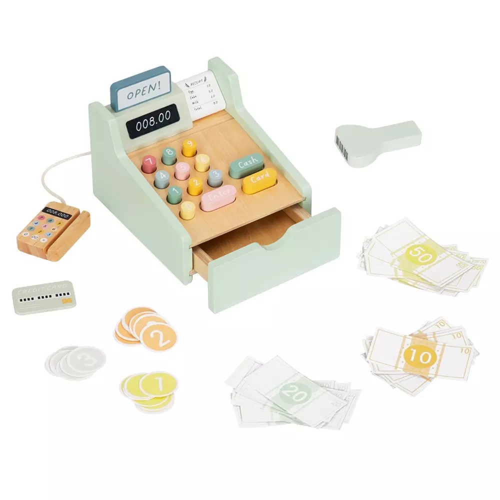 Pretend Play Cash Register Toy Set