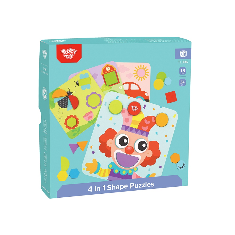 4-in-1 Shape Puzzles