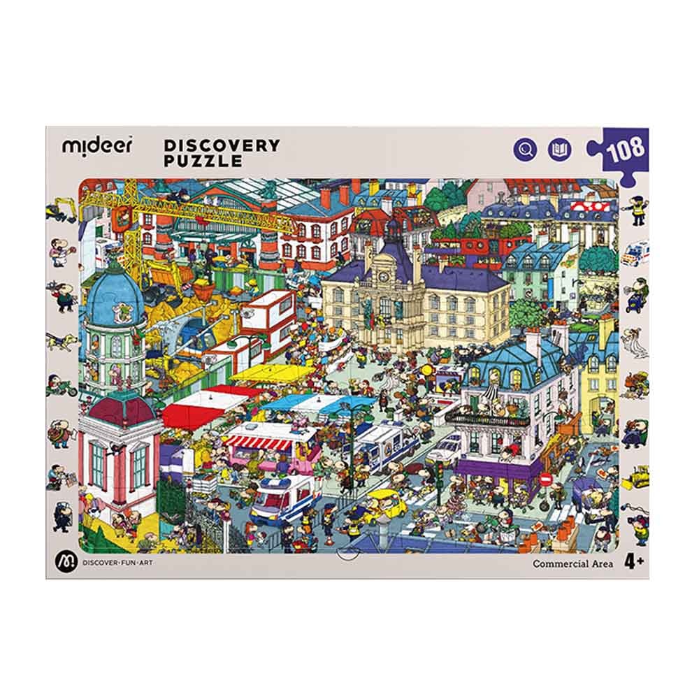 Big City Small City Discovery Puzzle: 108 Pieces