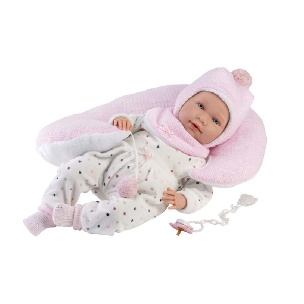 Baby Girl Doll with Crying Mechanism & Clothing: Mimi - 42cm