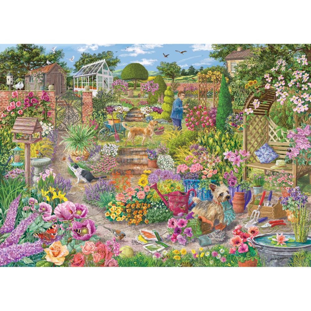 Gibsons - Garden in Bloom - 1000 Piece Jigsaw Puzzle