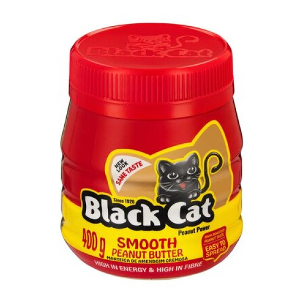 Black Cat Smooth Peanut Butter - 6 x 400g