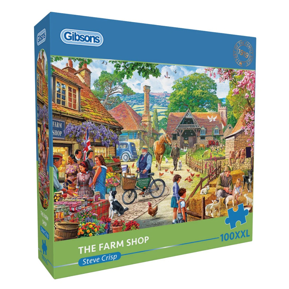 Gibsons - The Farm Shop - XXL Pieces - 100 Piece Jigsaw Puzzle