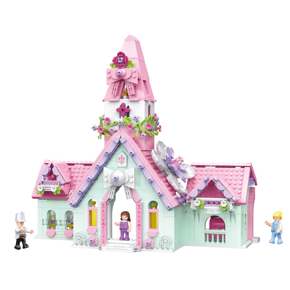 Building Block Set - Fairytale Dream Chapel - 945 Pieces