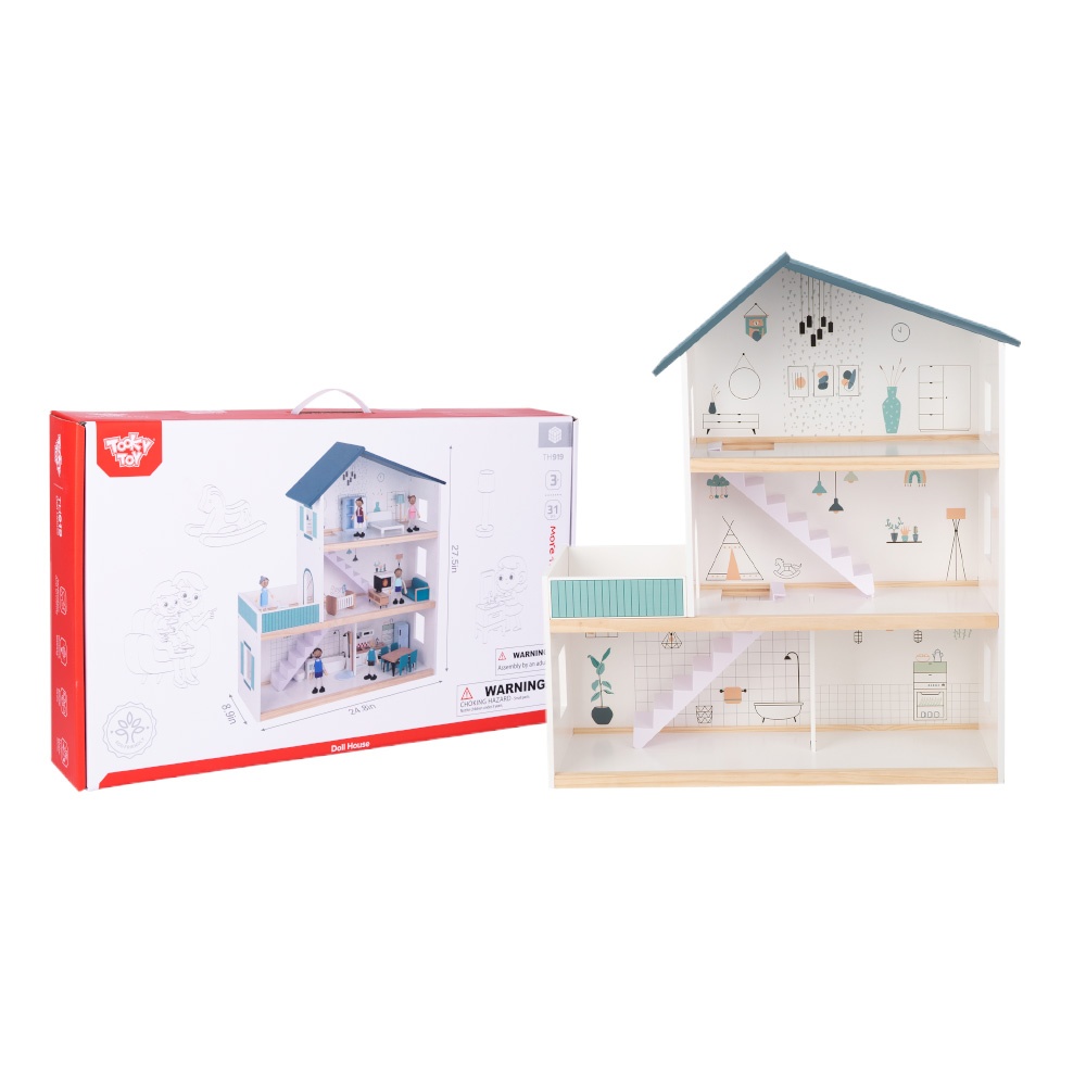 3-Storey Doll House & Accessories