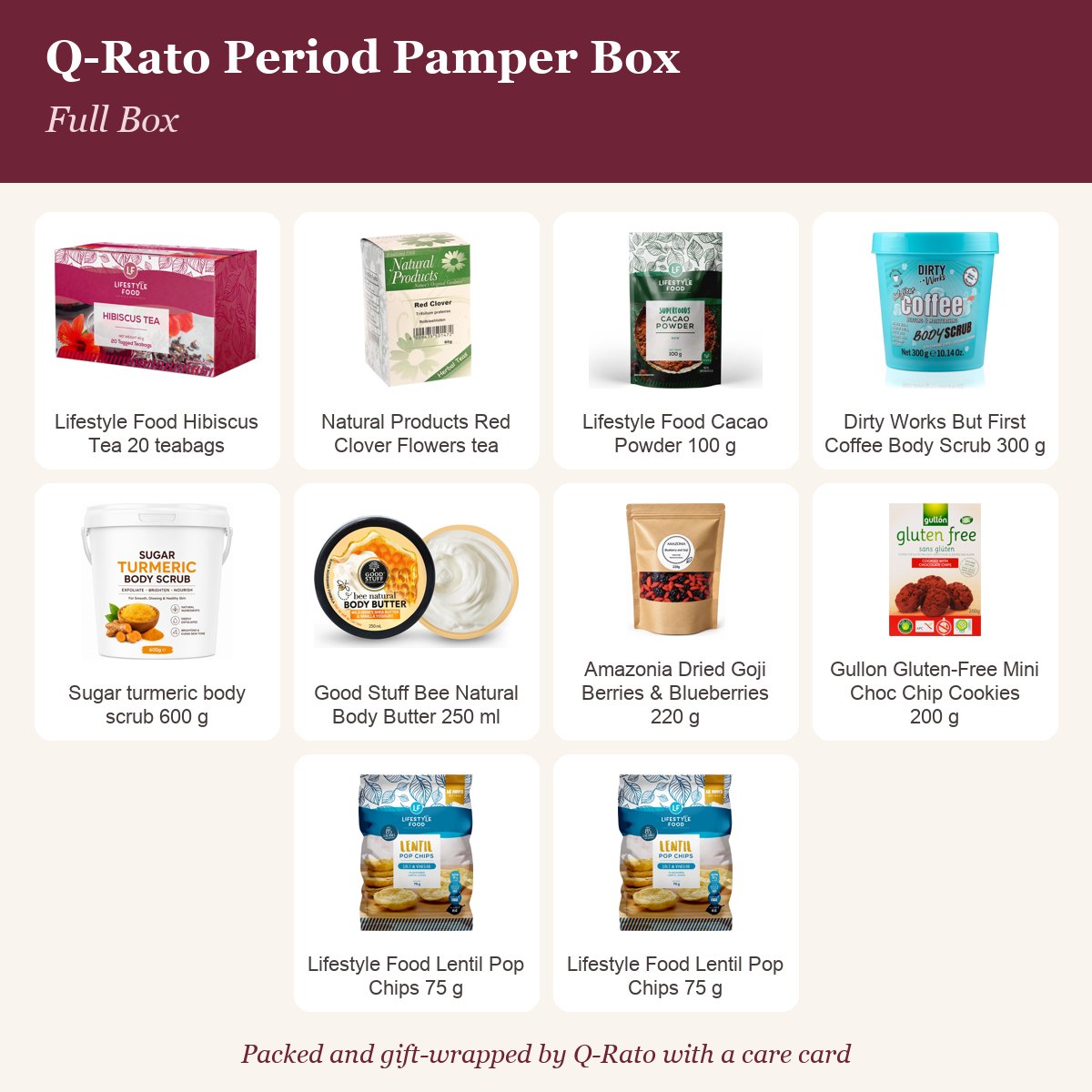 Q-Rato Period Pamper Box