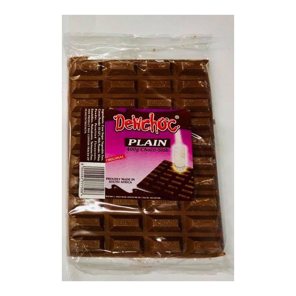 Dewchoc Baking Slabs 400g (Plain) — 12 units