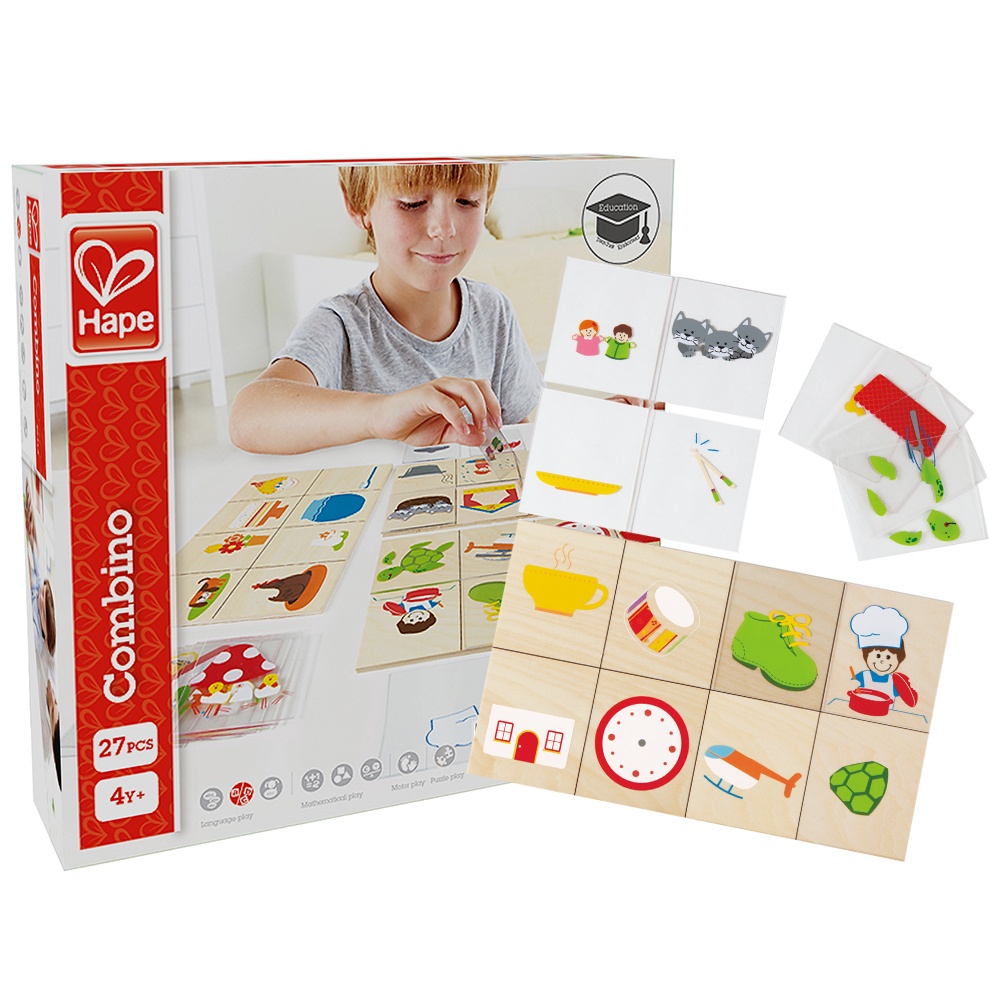 Hape - Home Education - Combino - 27pcs -**