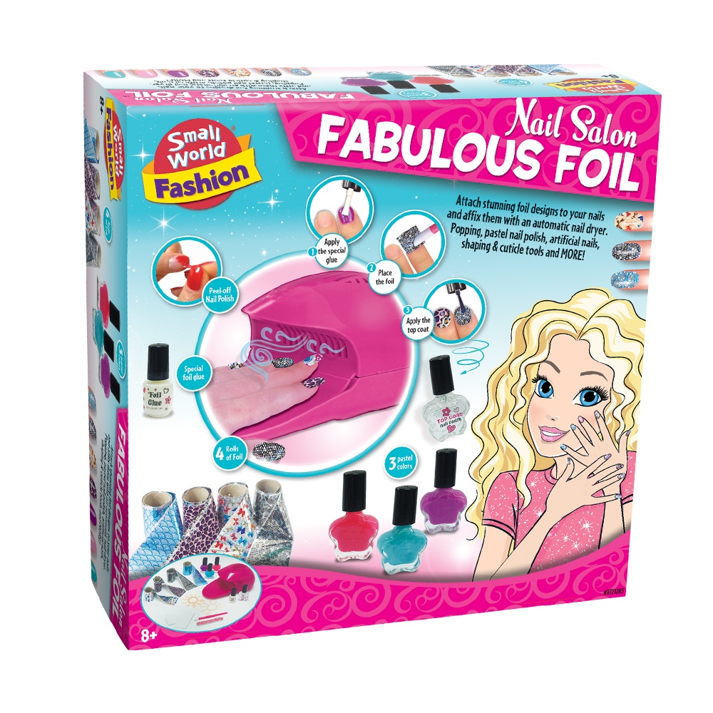 Small World Toys - Fabulous Foil Nail Salon -**