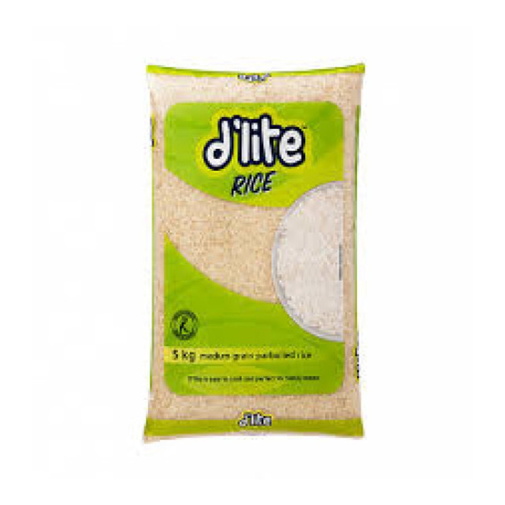 D'Lite Parboiled Rice - 1 x 5kg