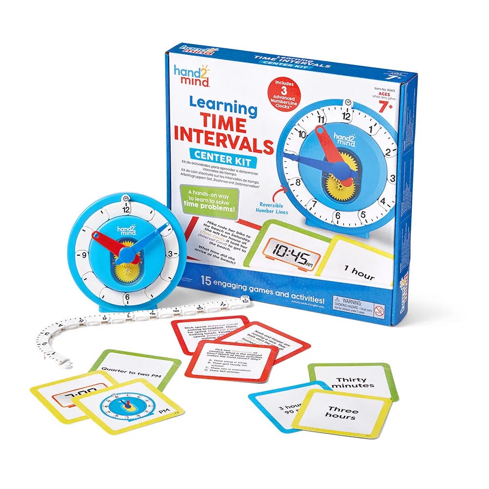 Learning Intervals of Time Centre Kit - Clock Learning Activities