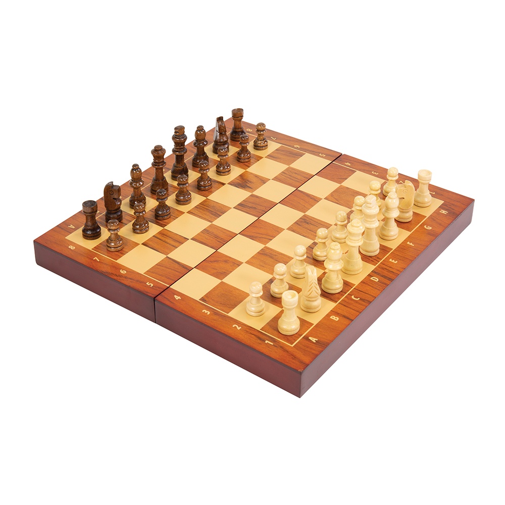 Ambassador - Folding Wood Chess Set