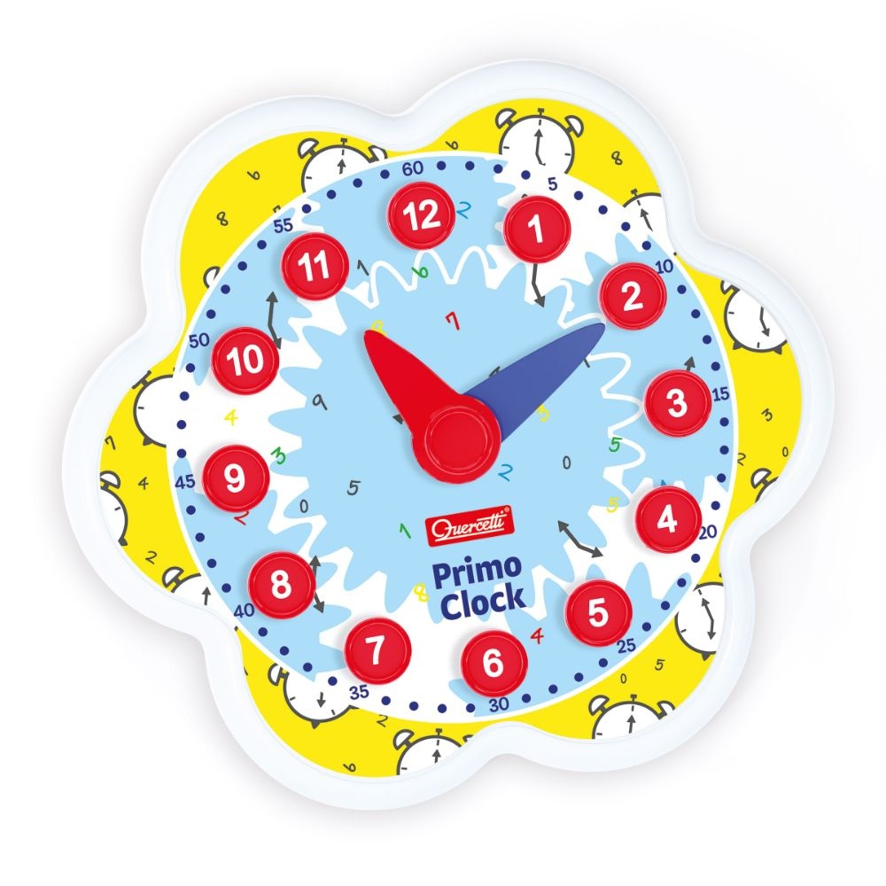 Play Montessori Wooden Clock - Time Learning Toy for Kids