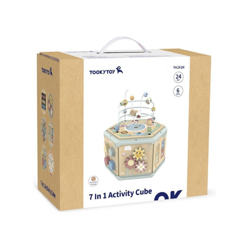 7-in-1 Pastel Jumbo Play Cube Activity Toy