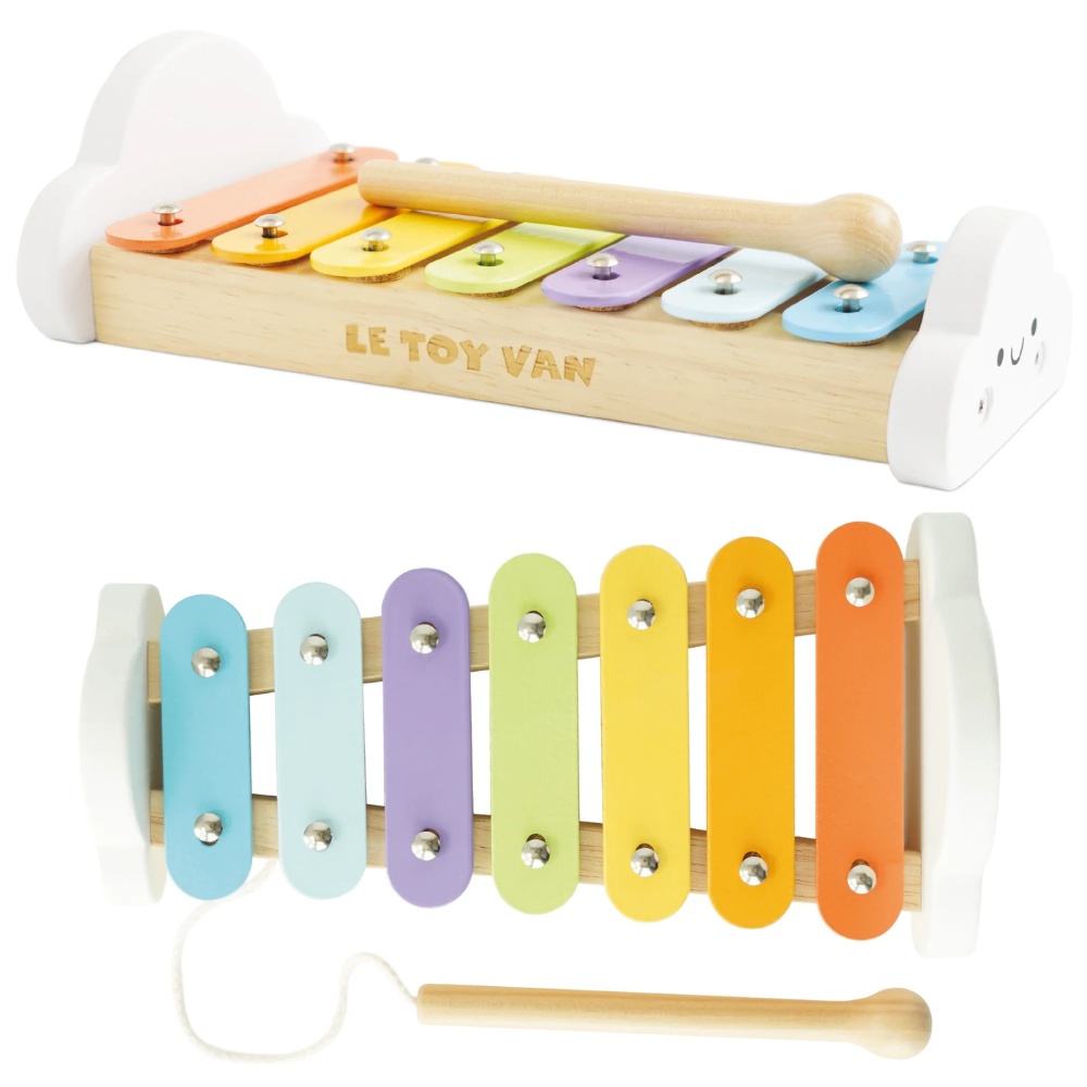 Wooden Rainbow Xylophone - 2pcs