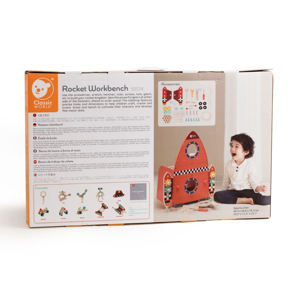 Pretend & Play - Rocket Workbench & Tool Set