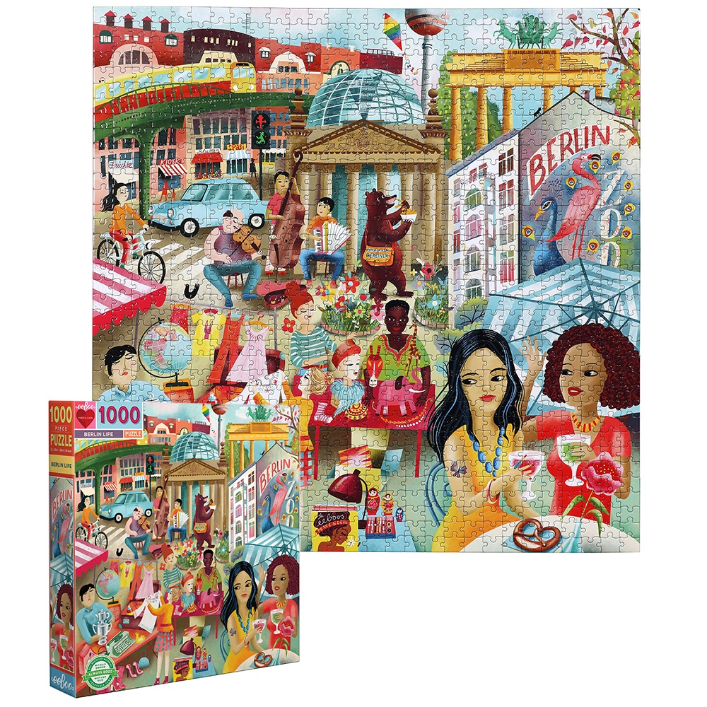 eeBoo - Berlin Life 1000 Piece Puzzle