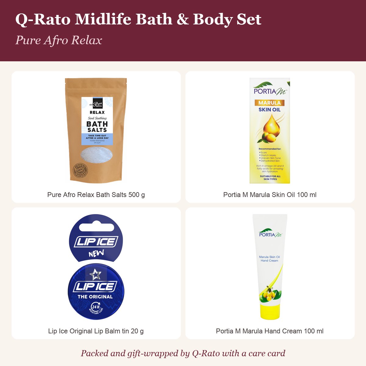 Q-Rato Midlife Bath & Body Set