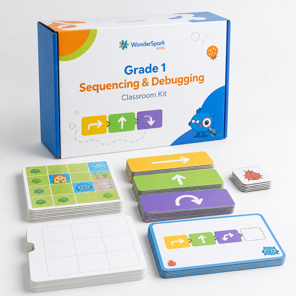 Grade 1 Sequencing & Debugging Classroom Kit