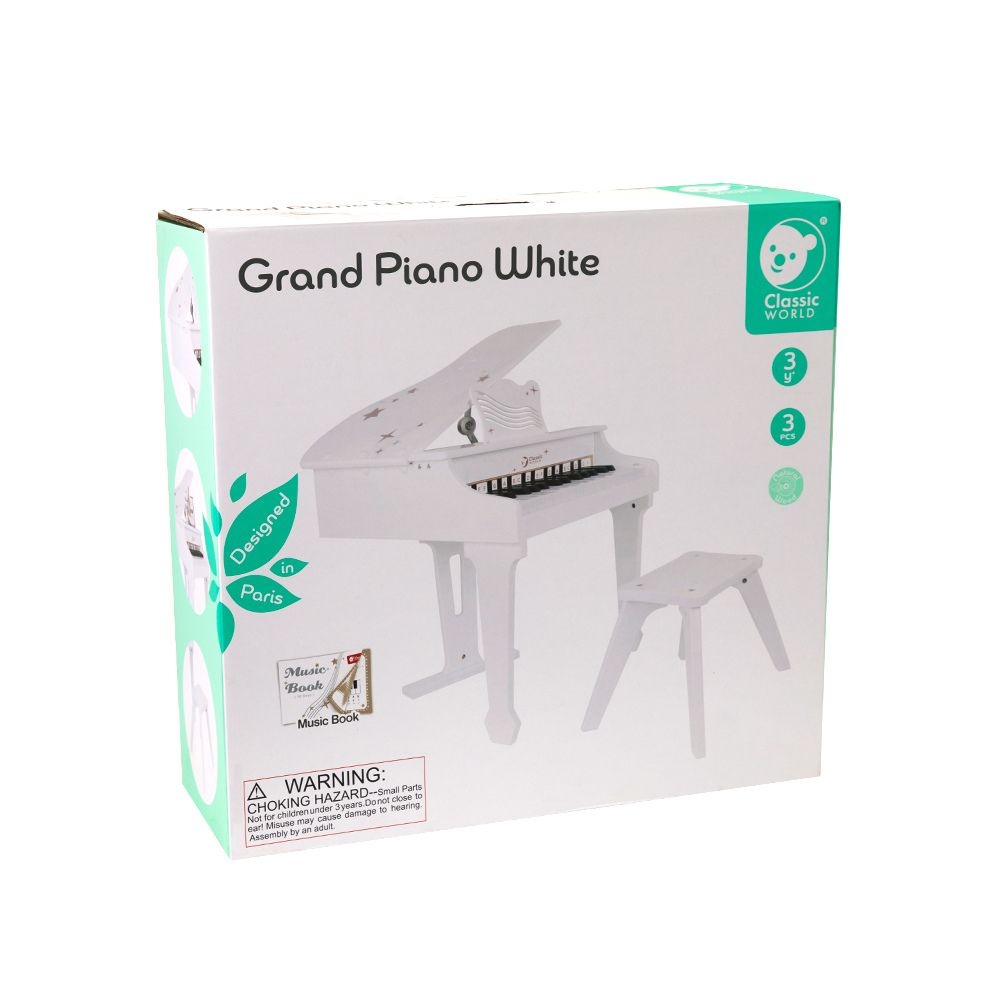 Grand Piano - White