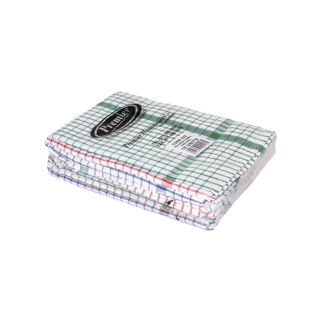 Trident Checked Kitchen Dishcloth 0643 - 12 Supplier Packs