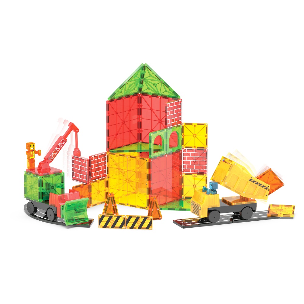 Magna-Tiles - Magnetic Construction Set - Builder XL - 50pcs