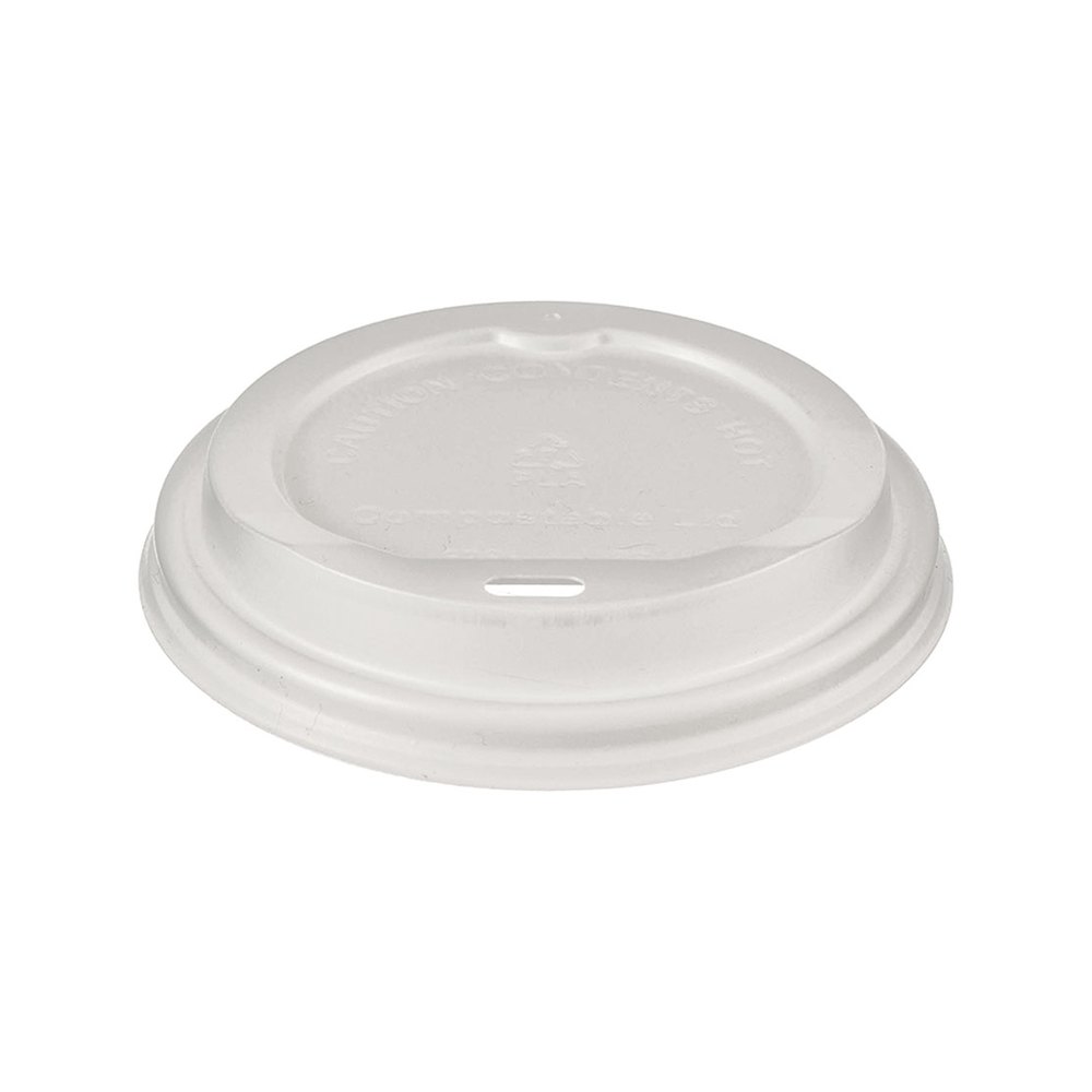 Unbranded Natural PLA Sip Lids for 350ml and 500ml Cups - 1000 Lids
