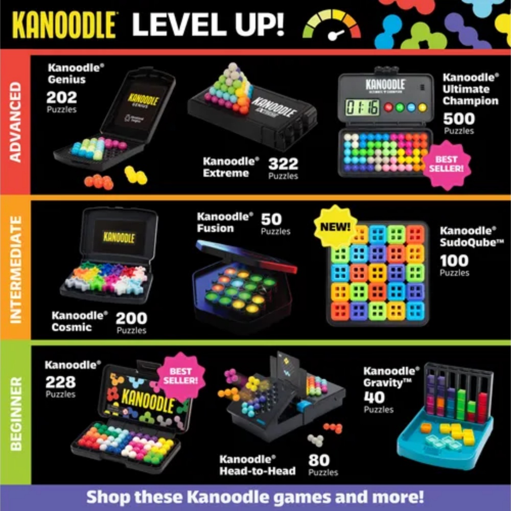 Educational Insights - Kanoodle® Fusion Critical Thinking Puzzle Game for Kids