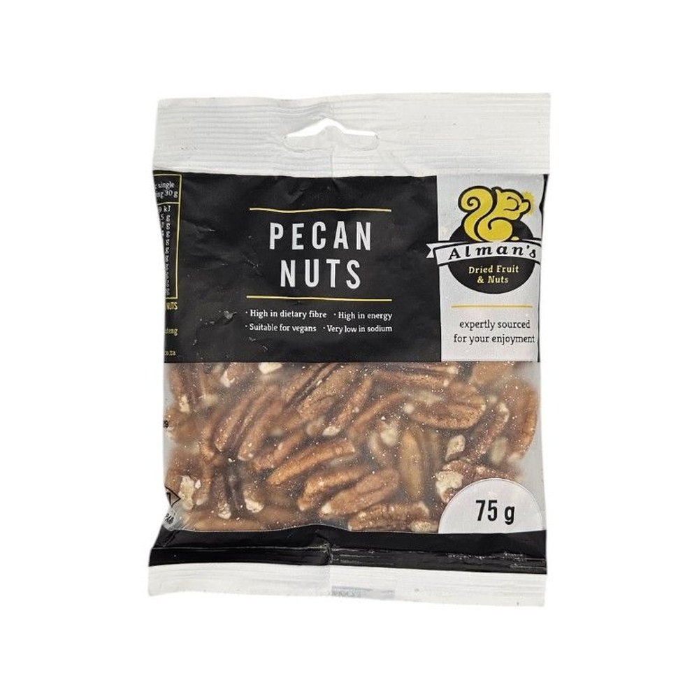 Almans 75g Peacan Nuts (1x75g) — 12 units