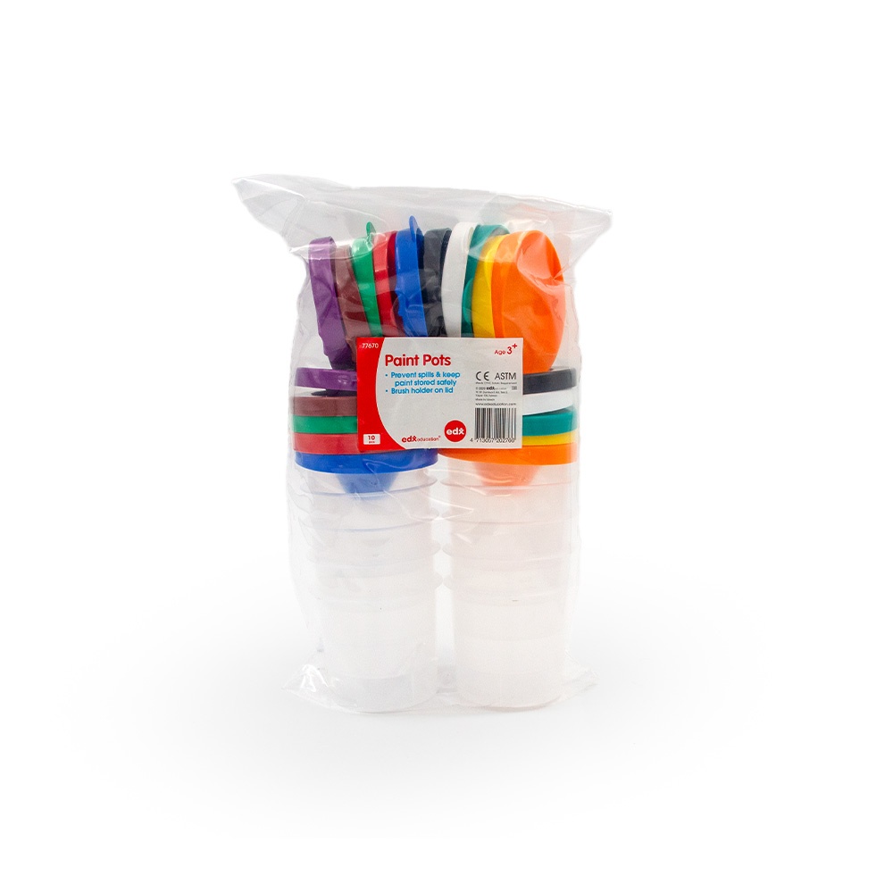 Paint Pot Set 10pc pbag
