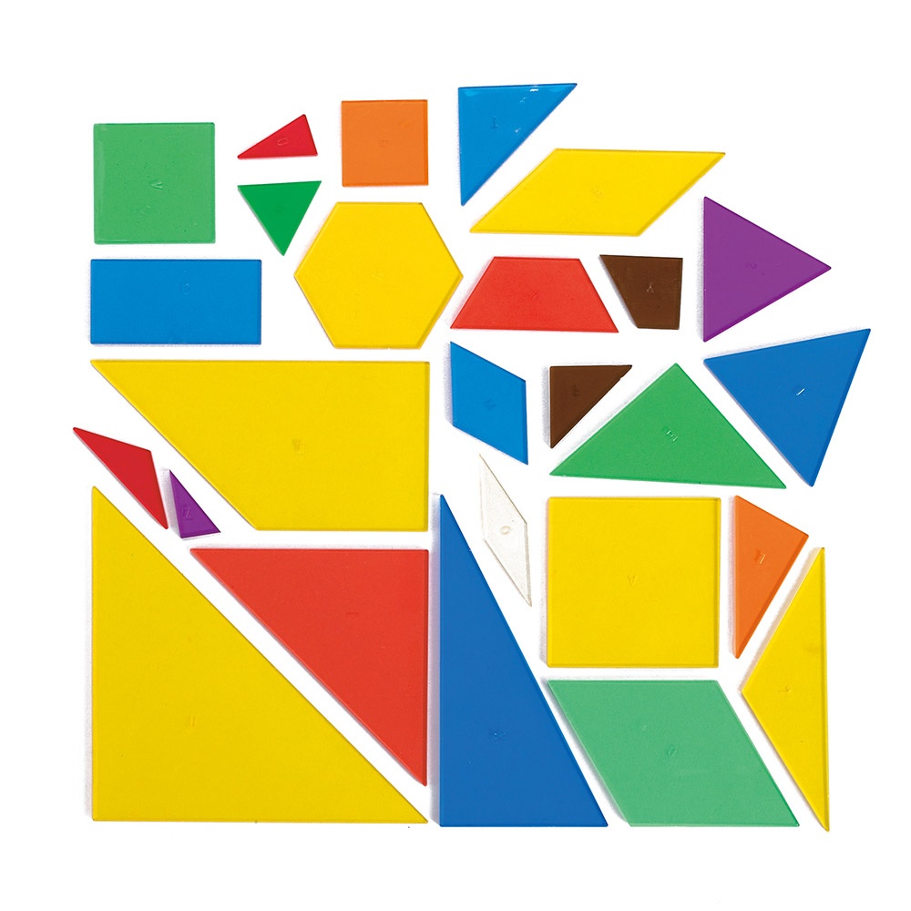 Polygons - Plastic 15 Shapes - 450pcs