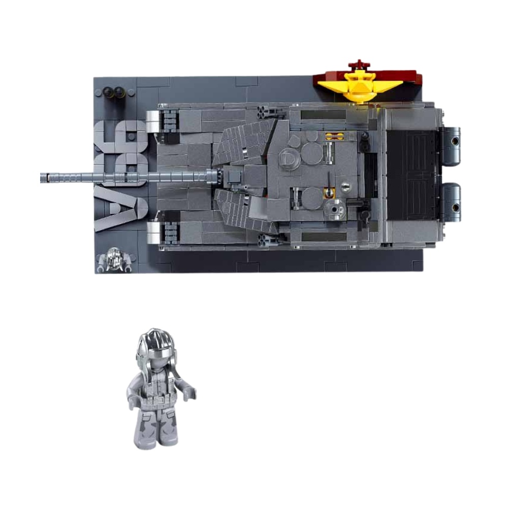 Sluban Building Set: Model Bricks - ZTZ-99AS Tank - 1079 Pieces
