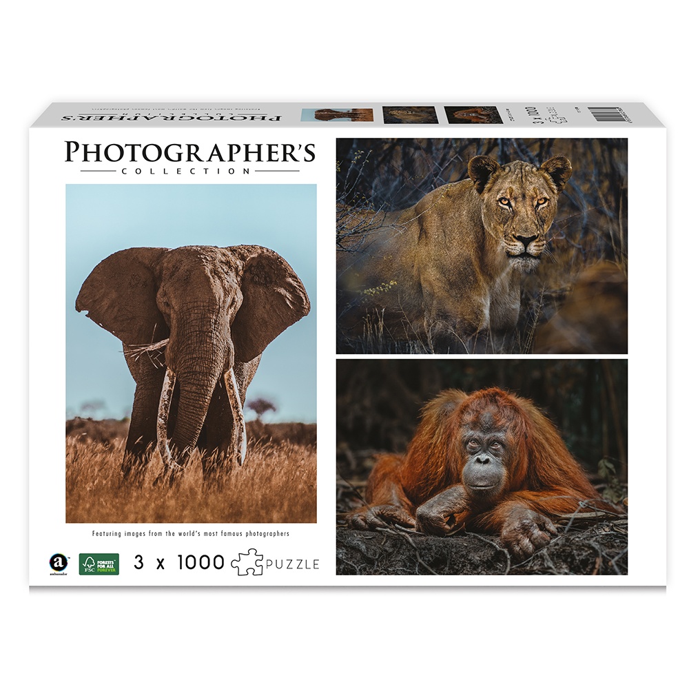 Ambassador - Photographers Collection: 3 x 1000 Piece Puzzle Bundle