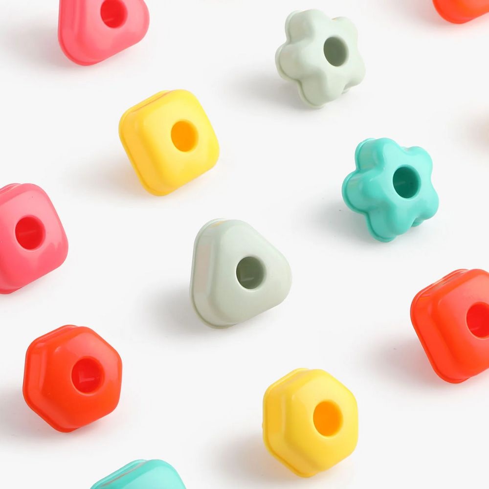 TopBright - Fine Motor Skills Set - Lacing Stacking Peg Activity for Kids