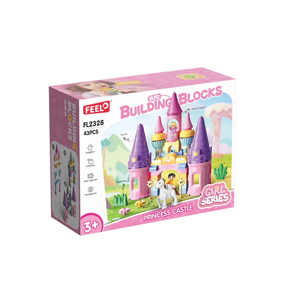 Princess Castle - Large Building Block Set - 43 Pieces