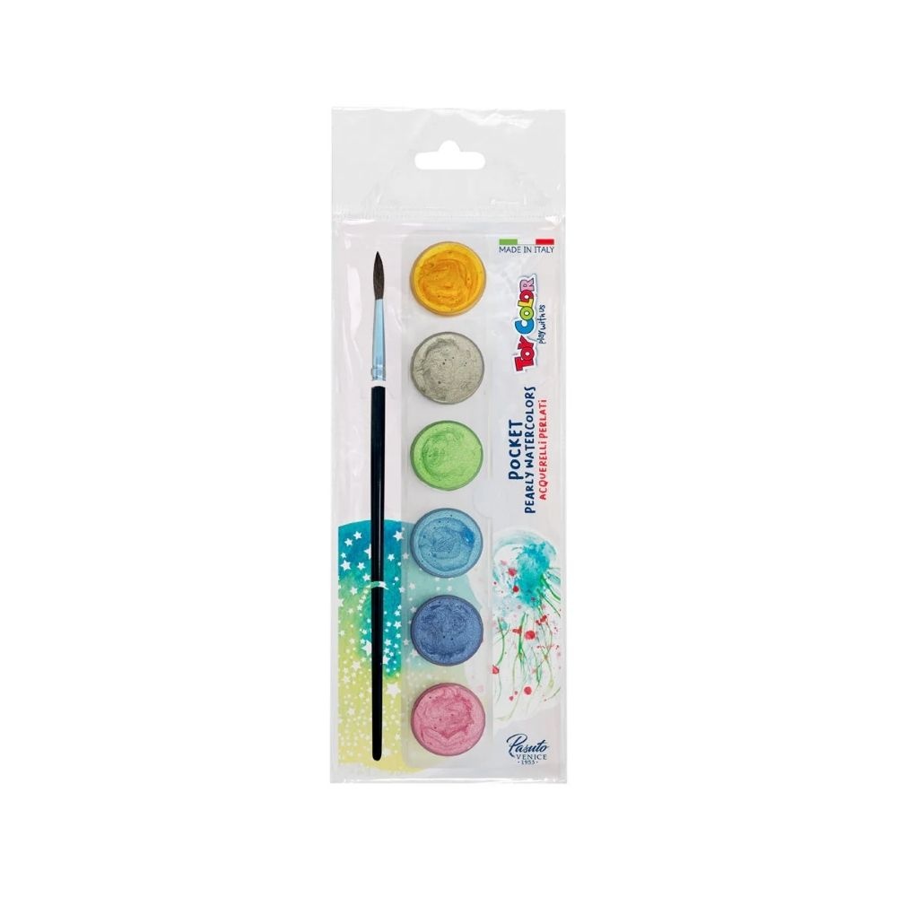 Watercolours Party Kit - Classic, Pearly, Neon - 12 Packs in Gift Box